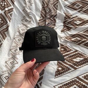 Harley-Davidson Black and Gray Cap
